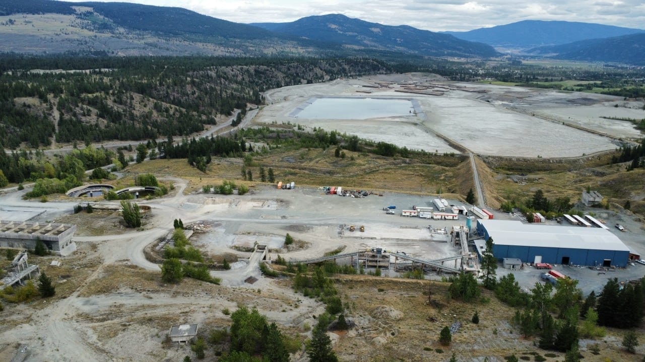 Merritt Mill, Tailings Facility, Crusher Conveyor System from Stockpile Processed into Concentrate Ready for Delivery Gallery